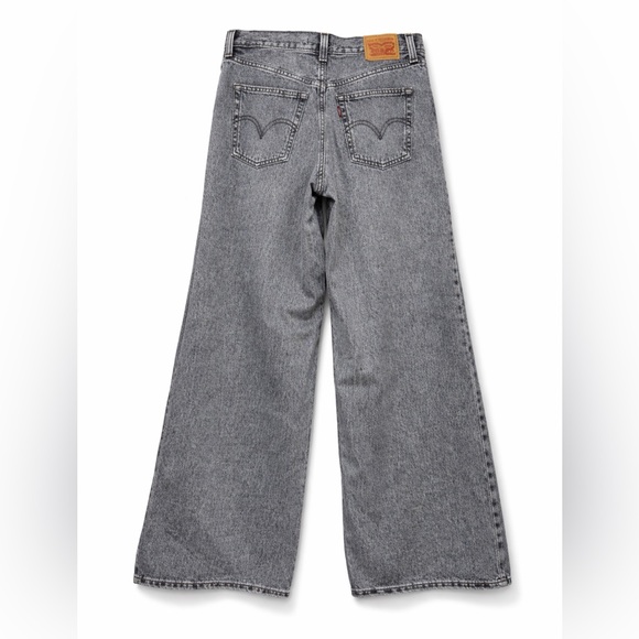 🤍 Levi’s Gray Wide-Leg Jeans – ’90s Baggy Style 🤍 - Picture 3 of 4